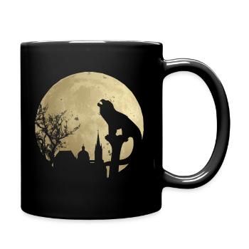 Cathédrale d’Aix-la-Chapelle Moon Bahkauv - Mug uni - noir - Droite