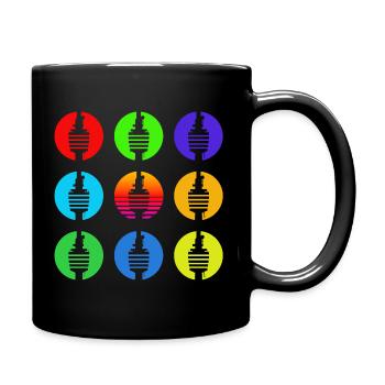 Fernsehturm#11 - Tasse einfarbig - Schwarz - Rechts