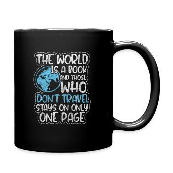Travel Tourist World Tours - Full Colour Mug - black - Right