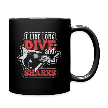 Récif de vacances sous-marine - Mug uni - noir - Droite