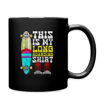 Skater Berg Board - Tasse einfarbig - Schwarz - Rechts