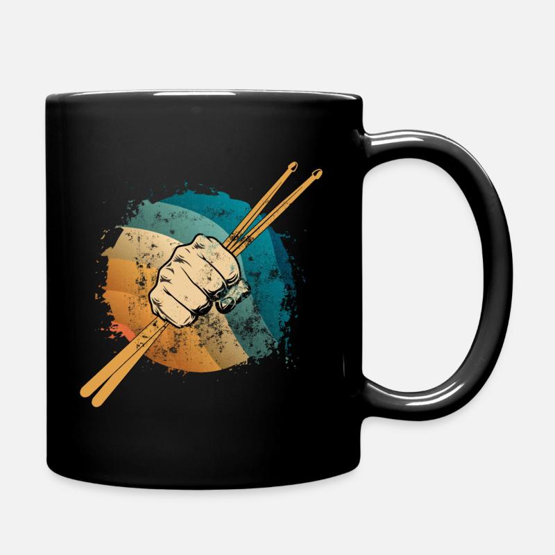 Batterie vibrations et percussions - Mug uni - noir