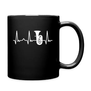 Tuba Tuba Player Instrument Saying - Full Colour Mug - black - Right