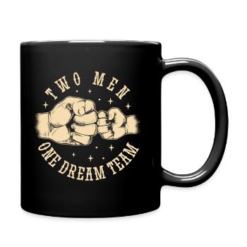 Père et fils - deux hommes un couple de rêve - Papa - Mug uni - noir - Droite
