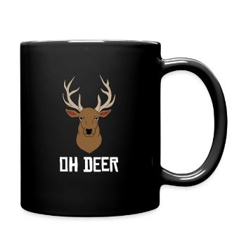 Cool Oh Deer Shooting Tee For Hunters Hunt Is - Tasse einfarbig - Schwarz - Rechts