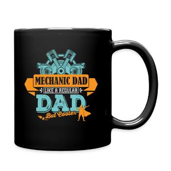 Mechaniker Vater cooler Papa - Tasse einfarbig - Schwarz - Rechts