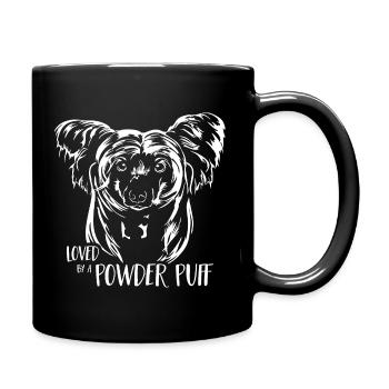 POWDER PUFF Dog Saying Dogs Saying Dogs - Full Colour Mug - black - Right