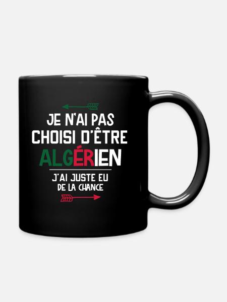 Algérien - Algérie - Homme - Cadeau - Chance - Mug uni - noir