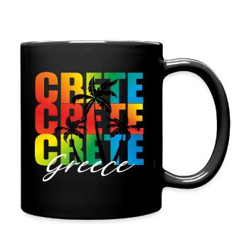 Crète - Grèce - Mug uni - noir - Droite