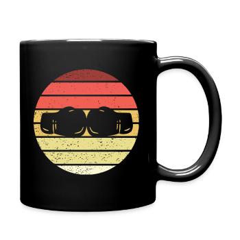Boxen Retro Style Vintage - Tasse einfarbig - Schwarz - Rechts