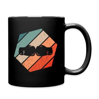 Boxen Retro Style Vintage - Tasse einfarbig - Schwarz - Rechts