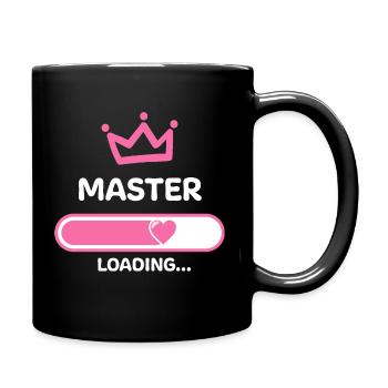Études Master - Mug uni - noir - Droite