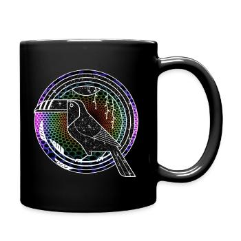 Graphique Toucan - Mug uni - noir - Droite