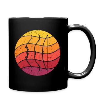 Archery Retro Style Vintage - Full Colour Mug - black - Right