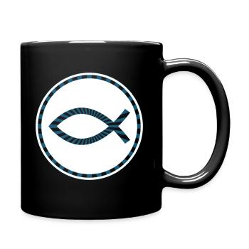 Jesus Christ of Nazareth Faith Bible Jesus - Full Colour Mug - black - Right