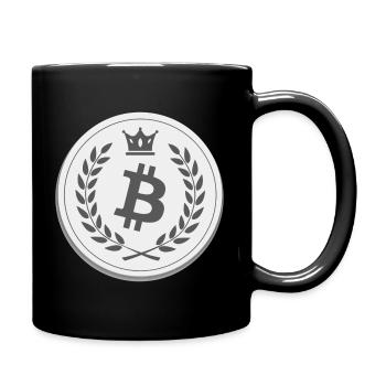 Bitcoin - Tasse einfarbig - Schwarz - Rechts