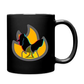 KENNR1CH CHICKEN FIRE MERCH - Full Colour Mug - black - Right
