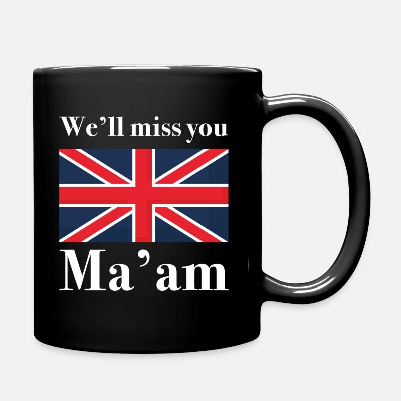 Tu vas nous manquer Madame - Mug uni - noir