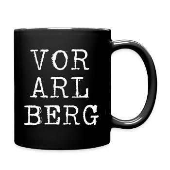Vorarlberg - Mug uni - noir - Droite