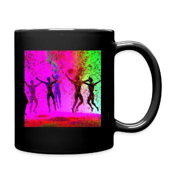 holi - Tasse einfarbig - Schwarz - Rechts