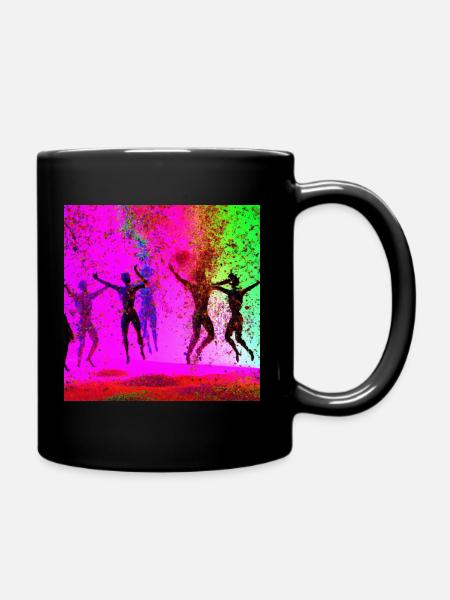 holi - Tasse einfarbig - Schwarz