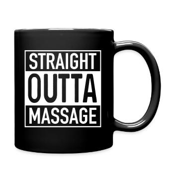 Massage OUTTA direct - Mug uni - noir - Droite