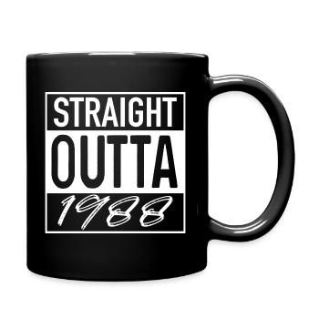 Droit OUTTA 1988 - Mug uni - noir - Droite