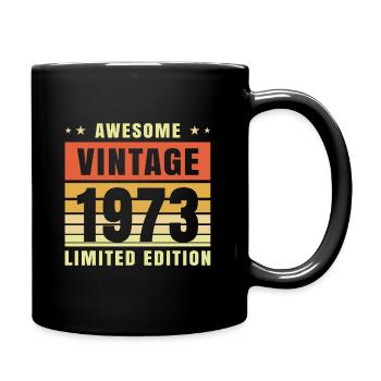 1973 - Né en 1973 - Mug uni - noir - Droite