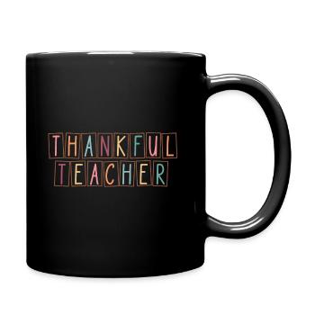 Thanksgiving Enseignant reconnaissant - Mug uni - noir - Droite