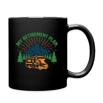 My retirement plan motorhome camper retire t-shirt - Mug uni - noir - Droite