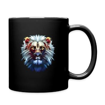 Lion, Tête de Lion, Animal, Afrique, Roi - Mug uni - noir - Droite