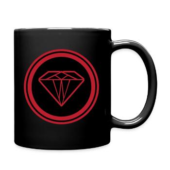 Diamond Symbol - Full Colour Mug - black - Right