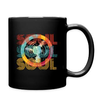 Musique Soul Rétro - Mug uni - noir - Droite