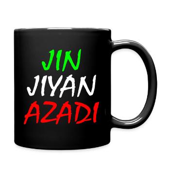 Women life freedom jin jiyan azadi - Mug uni - noir - Droite