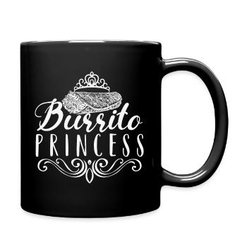 Cheat Day Burrito Burger Fast Food Pizza - Tasse einfarbig - Schwarz - Rechts