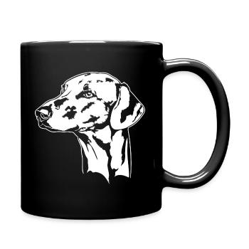 AZAWAKH Portrait Chiens Lévriers Wilsigns - Mug uni - noir - Droite