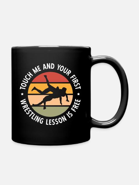 Grappling Martial Arts Wrestling - Tasse einfarbig - Schwarz
