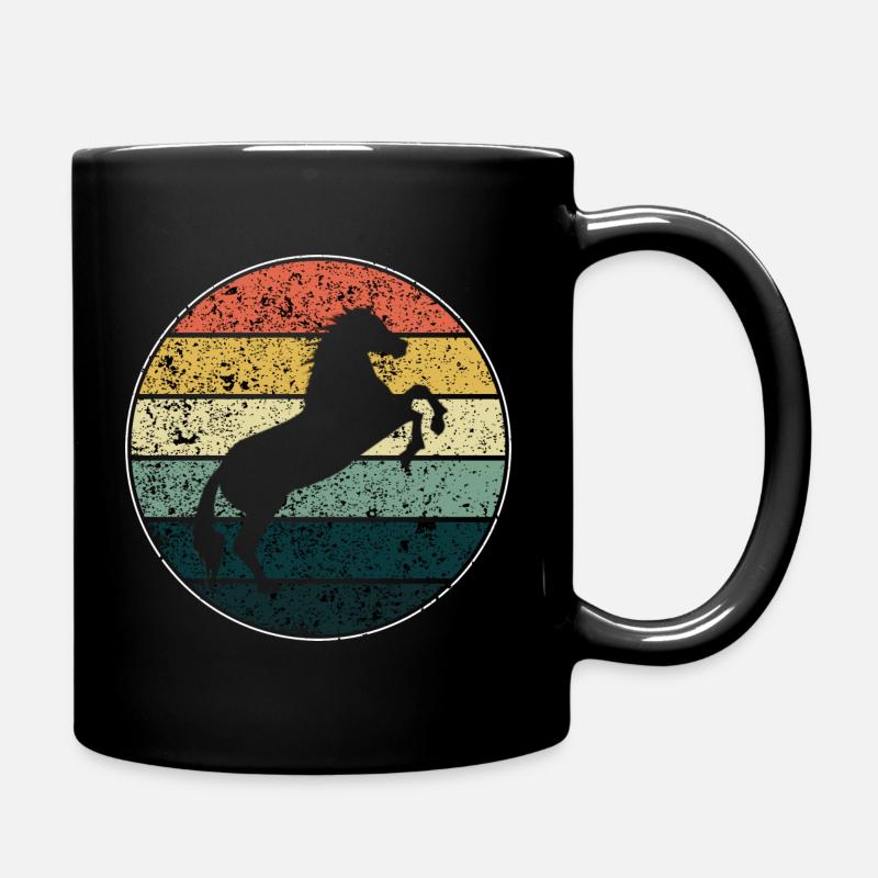 Cheval - Mug uni - noir