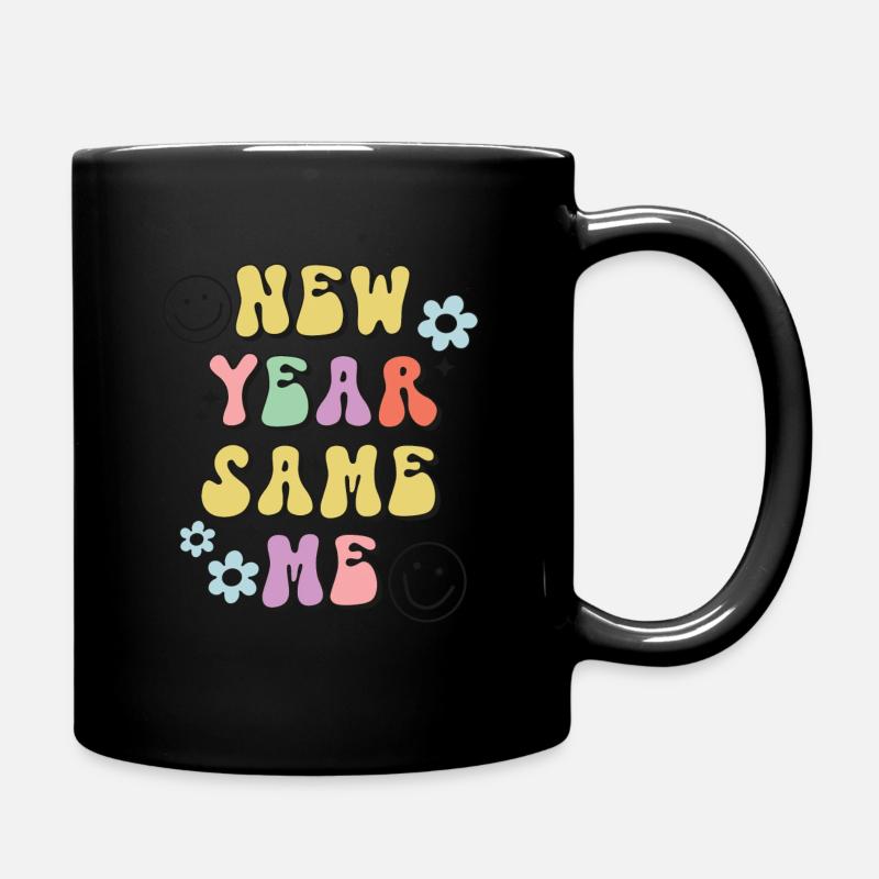 Nouvel An Same Me Réveillon du Nouvel An Bonne année - Mug uni - noir