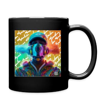 Energetic Soul - Tasse einfarbig - Schwarz - Rechts