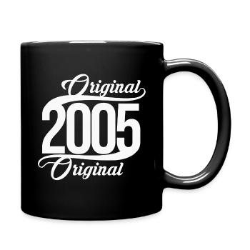 Year 2005 - 18th birthday - Original - Full Colour Mug - black - Right