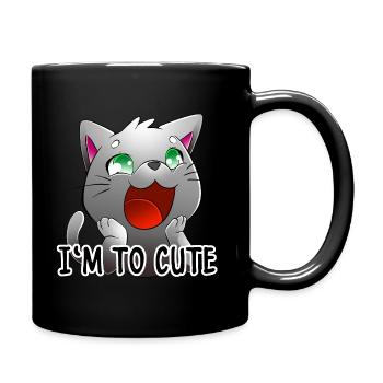 Im trop mignon Chat - Mug uni - noir - Droite