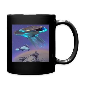 Cosmic Creativity 1 - Tasse einfarbig - Schwarz - Rechts