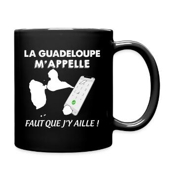 Ile de la Guadeloupe portable Citation Antilles - Mug uni - noir - Droite