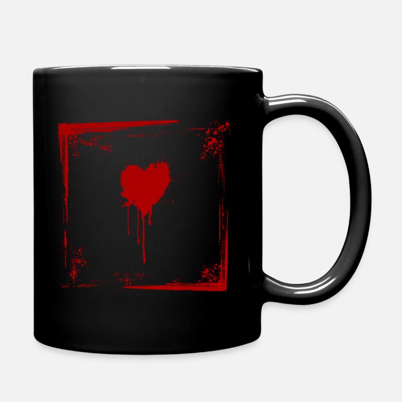 Love - Full Colour Mug - black