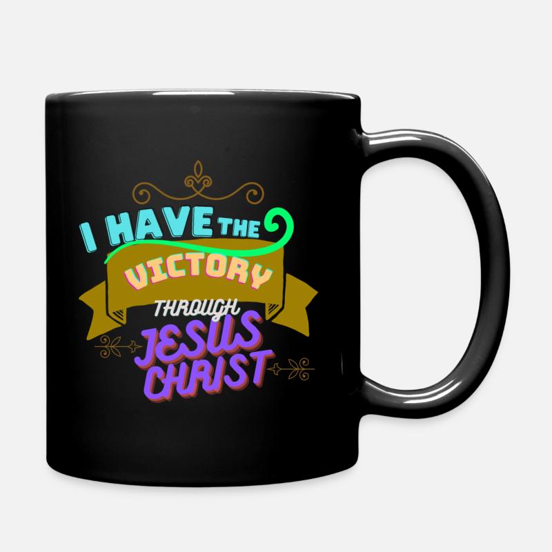 Victory - Tasse einfarbig - Schwarz