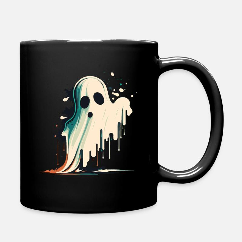 Schmelzender Geist - Tasse einfarbig - Schwarz