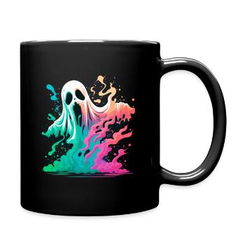 Scary Ghost - Full Colour Mug - black - Right