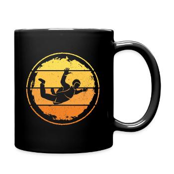 Skydiver Skydiving Skydiver Parachute - Full Colour Mug - black - Right