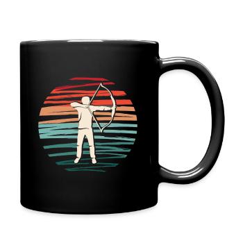 Archery Bow Vintage Archer - Mug uni - noir - Droite